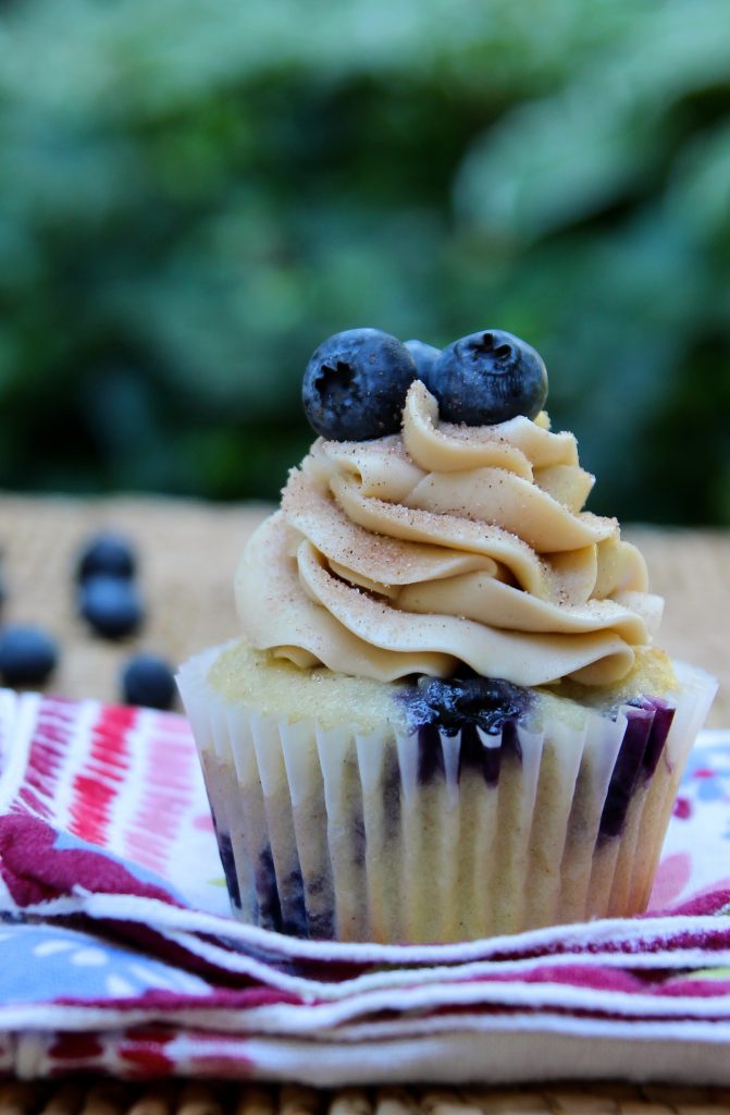 Blueberry Pancake Cupcakes - Your Cup of Cake