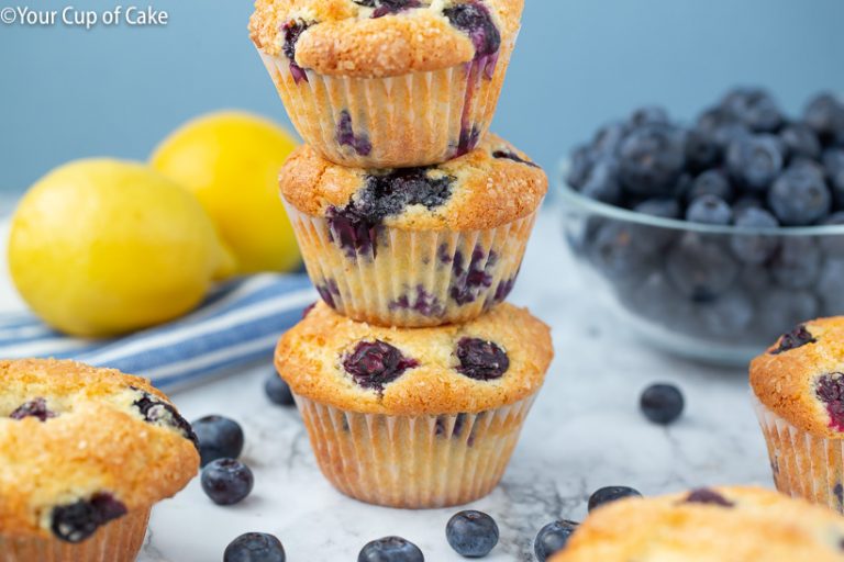 Easy Lemon Blueberry Muffins Your Cup Of Cake