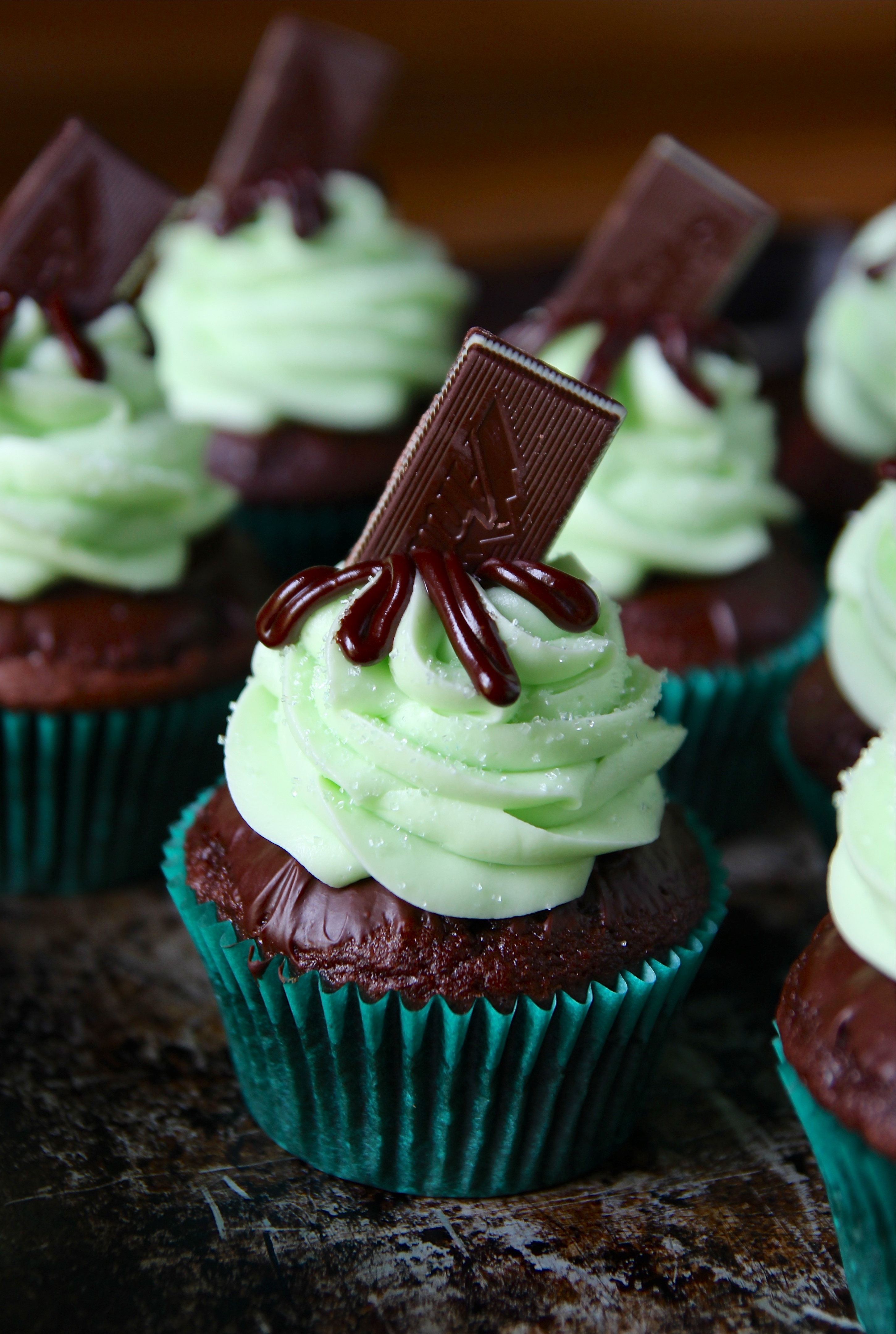Andes Mint Cupcakes - Your Cup of Cake