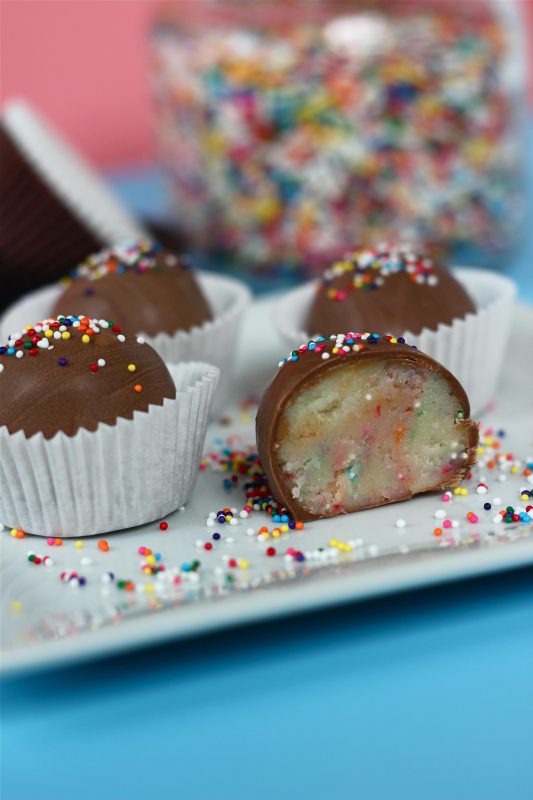 Confetti Cake Bites - Your Cup of Cake