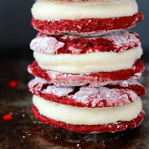 red velvet sandwich cookies