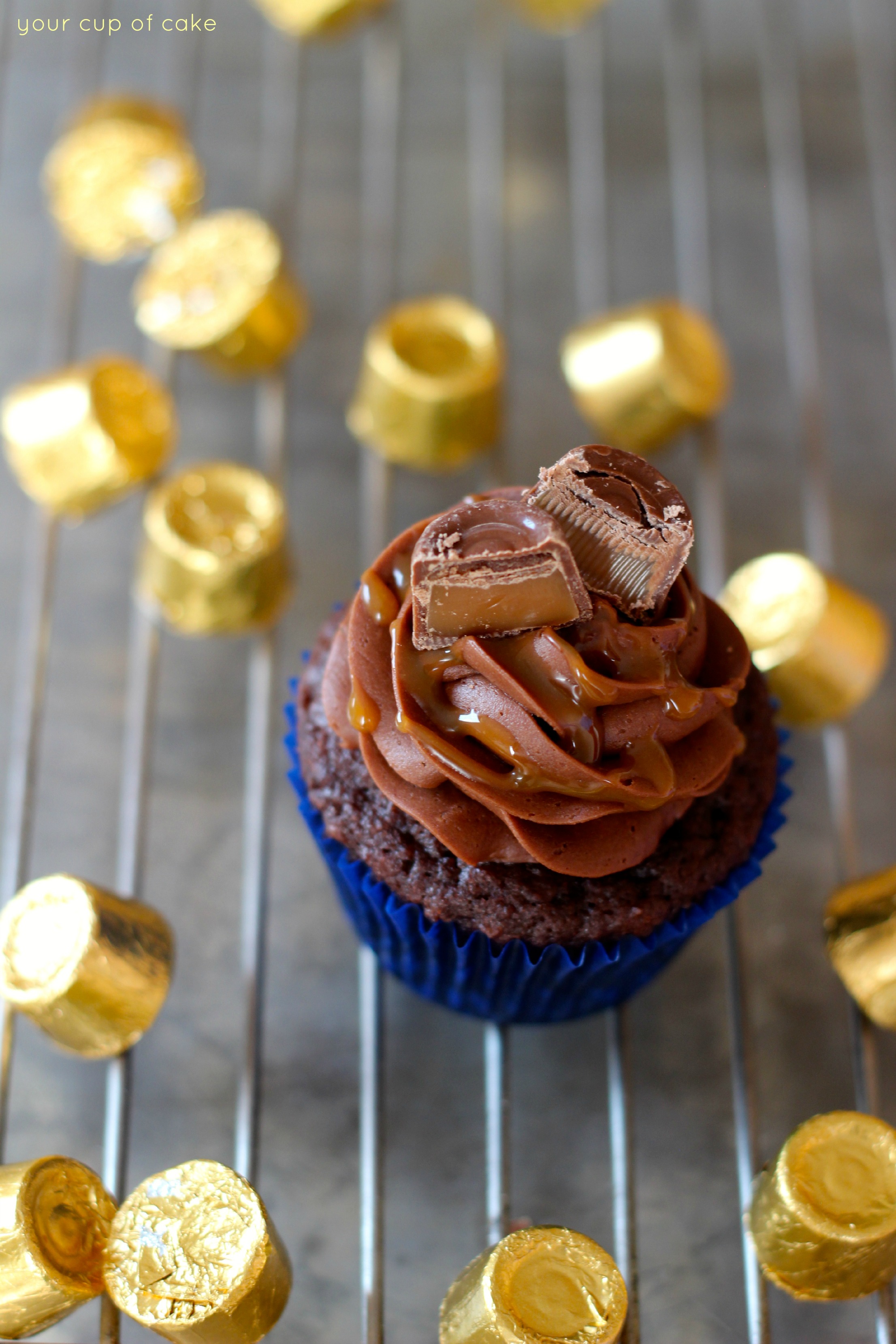 Rolo Cupcakes - Your Cup of Cake