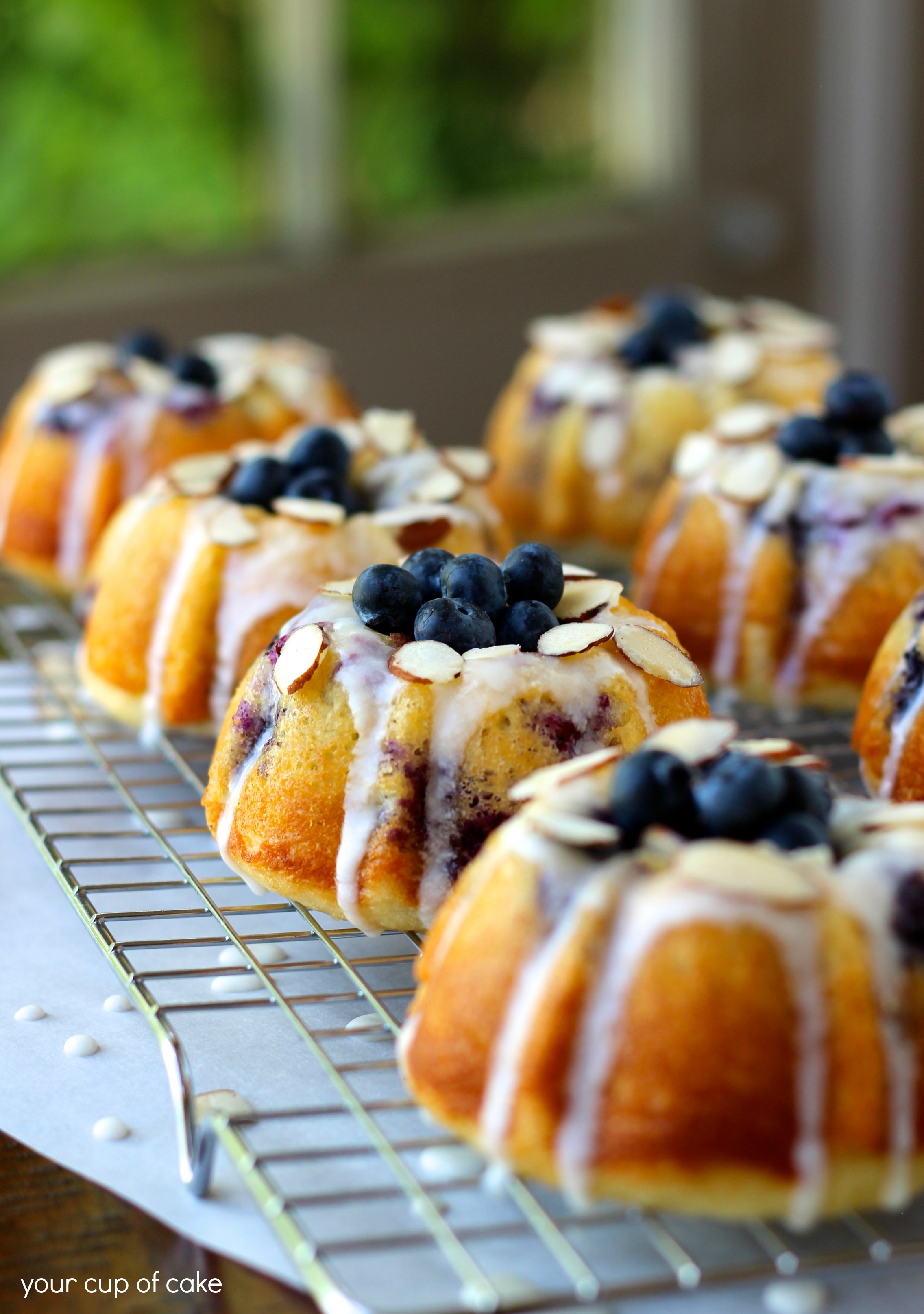 Blueberry Almond Mini Bundt Cakes Your Cup Of Cake