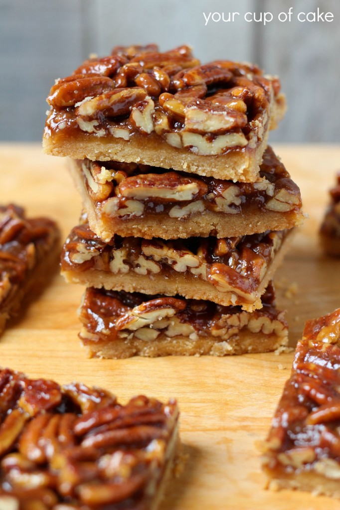 Pecan Pie Bars - Your Cup of Cake