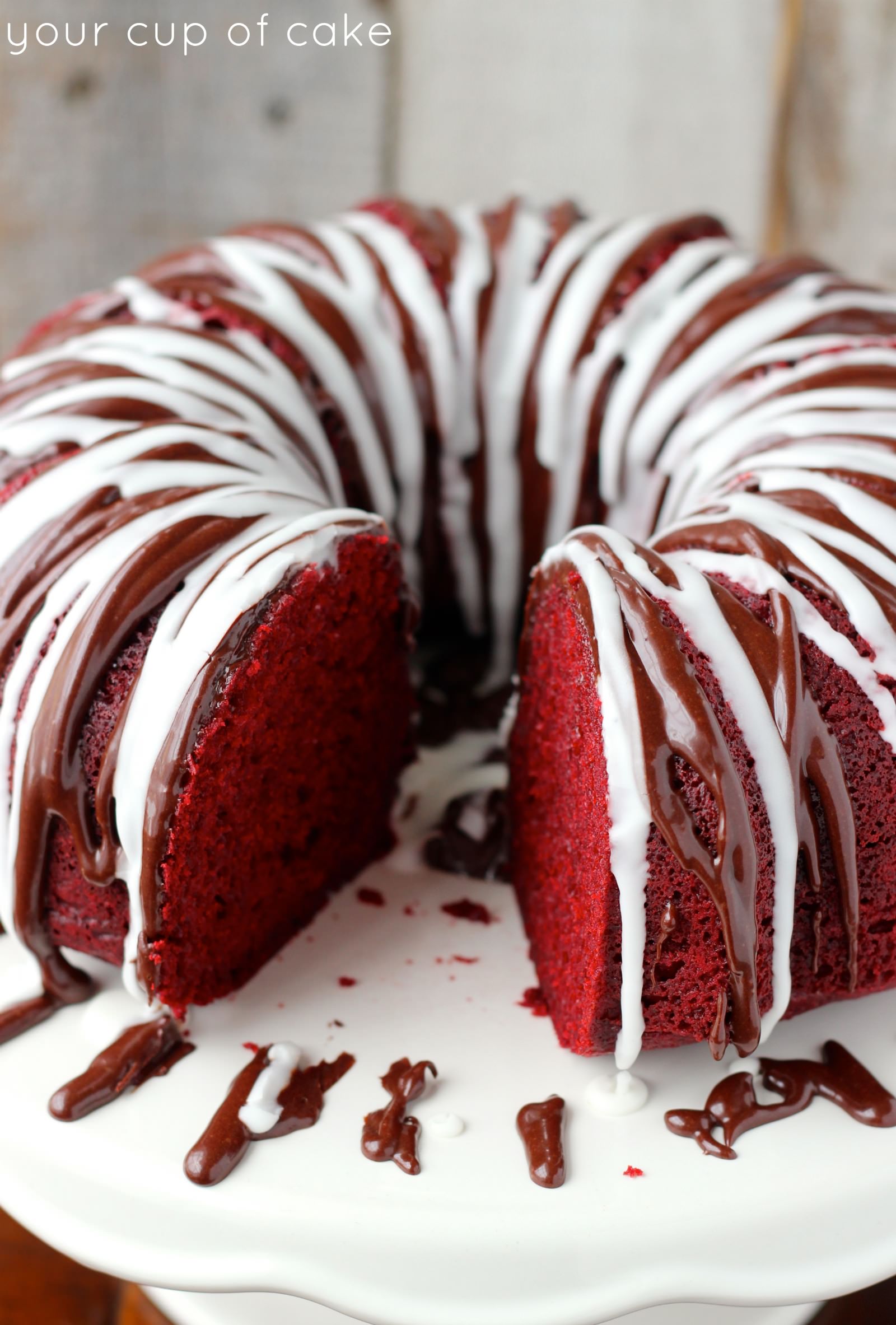 Mini Red Velvet Bundt Cakes Recipe
