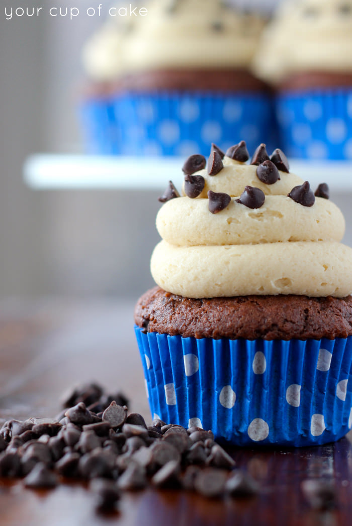 Chocolate Cookie Dough Cupcakes Your Cup Of Cake 4605