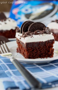 Easy Oreo Cake and Signed Cookbook Giveaway - Your Cup of Cake