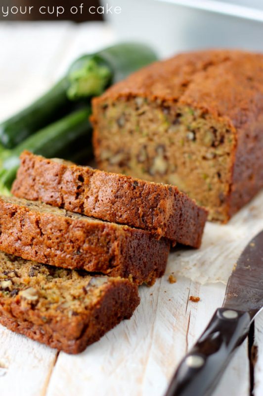 Zucchini Bread - Your Cup Of Cake