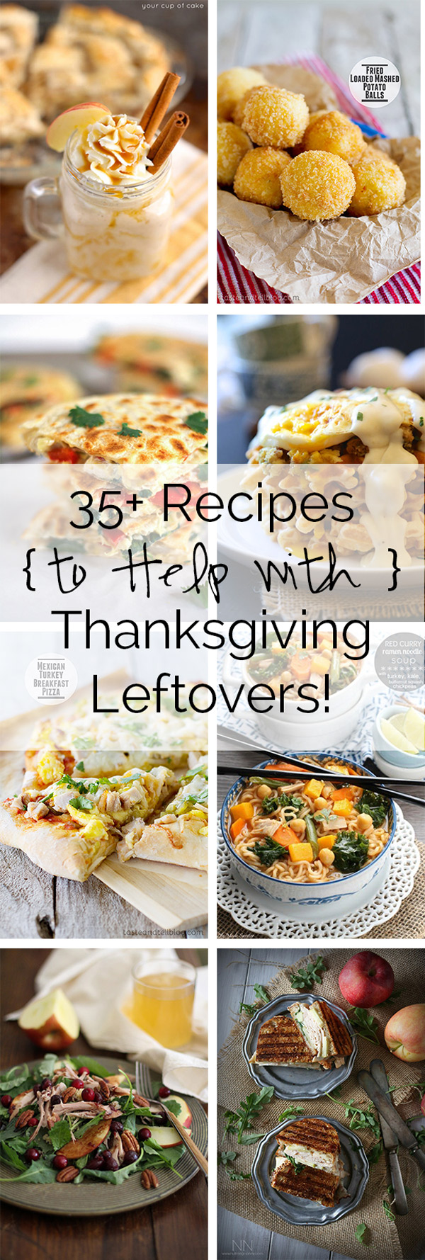 35+ Recipes to Help with Thanksgiving Leftovers!