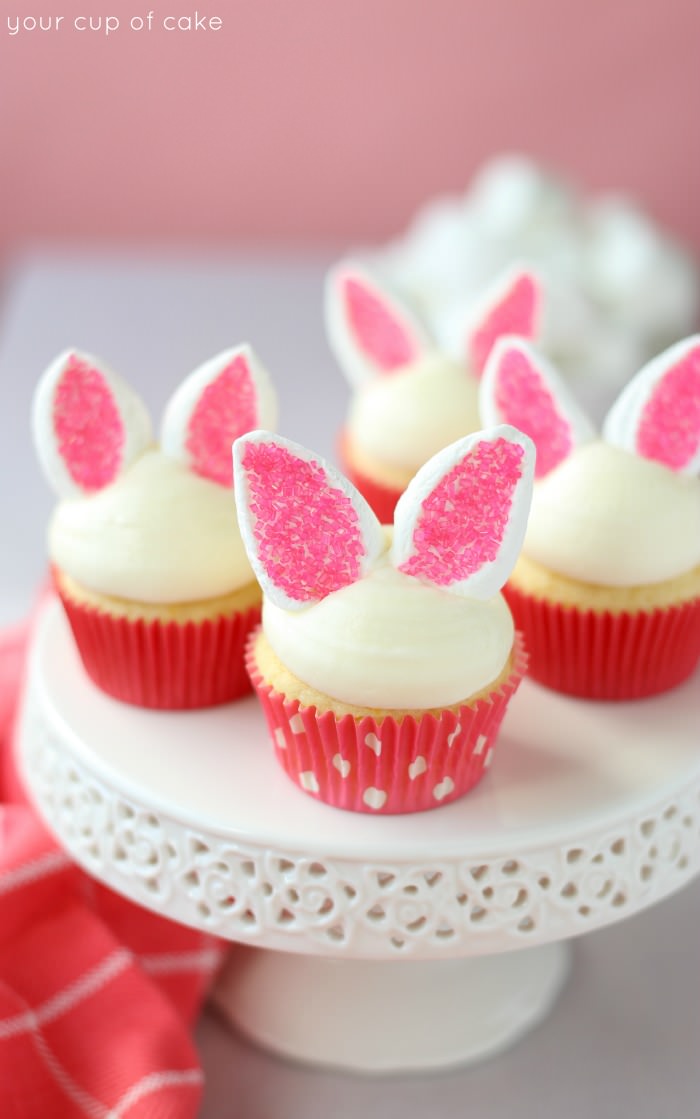 Easy Bunny Cupcakes - Your Cup of Cake