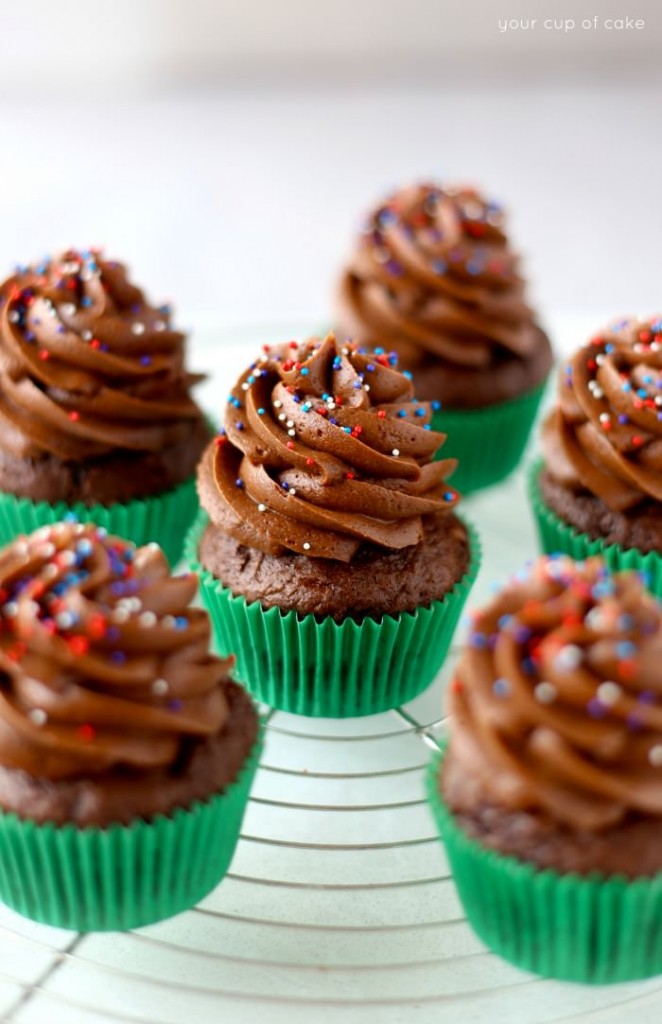 Chocolate Banana Brownie Batter Cupcakes - Your Cup Of Cake