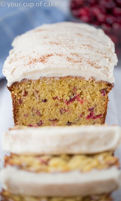 Cranberry Eggnog Bread - Your Cup of Cake