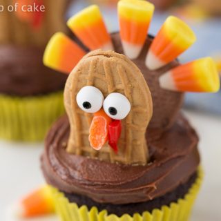 Nutter Butter Oreo Turkey Cupcakes - Your Cup of Cake