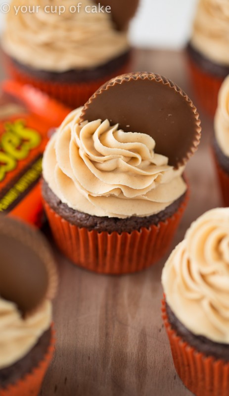 Reese's Peanut Butter Cupcakes - Your Cup of Cake