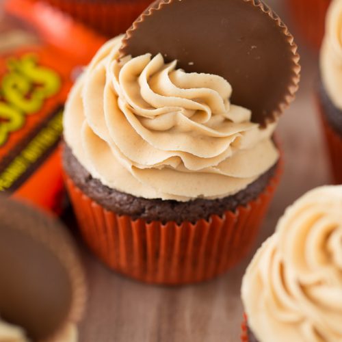 Reese's Peanut Butter Cupcakes - Your Cup of Cake