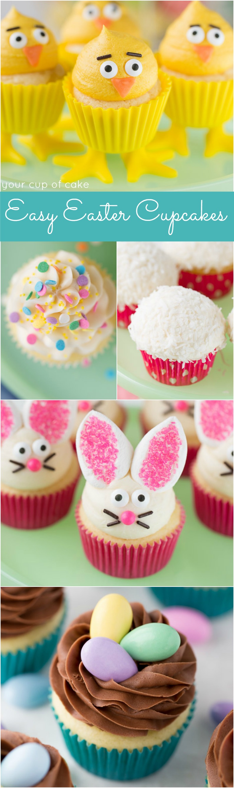 Easy Easter Cupcake Decorating (and Decor!) - Your Cup of Cake