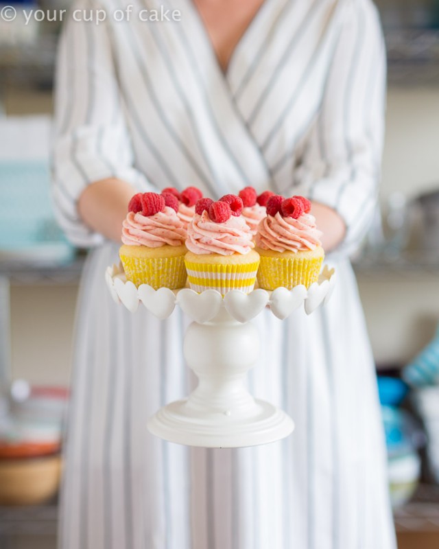 Raspberry Lemonade Cupcakes - Your Cup of Cake