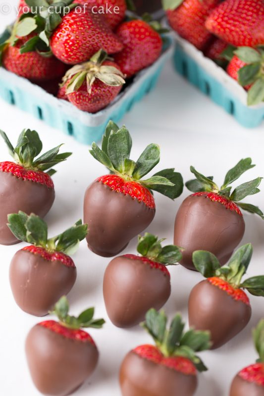 Secrets to Making Perfect Chocolate Covered Strawberries - Your Cup of Cake