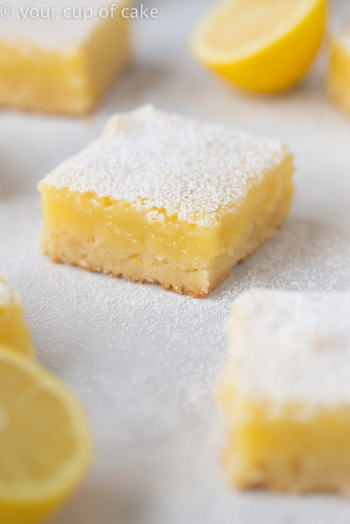 Ultimate Lemon Bars - Your Cup of Cake