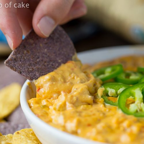 4 Ingredient Queso Dip - Your Cup of Cake