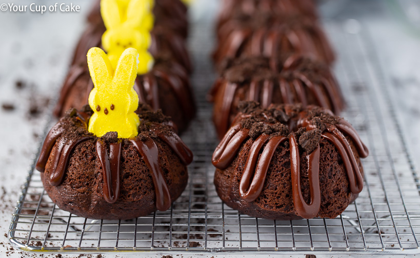 Easter Mini Bundt Cakes - My Organized Chaos