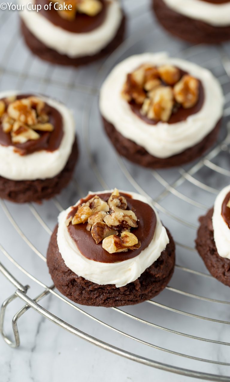 Cake Mix Mississippi Mud Cookies - Your Cup of Cake