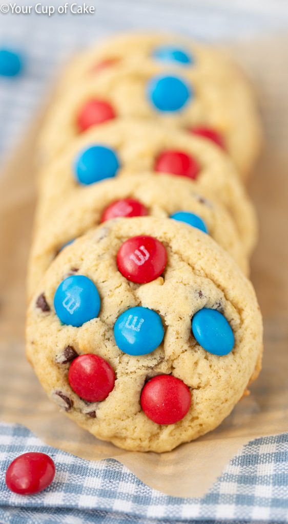 Banana 4th of July Cookies - Your Cup of Cake