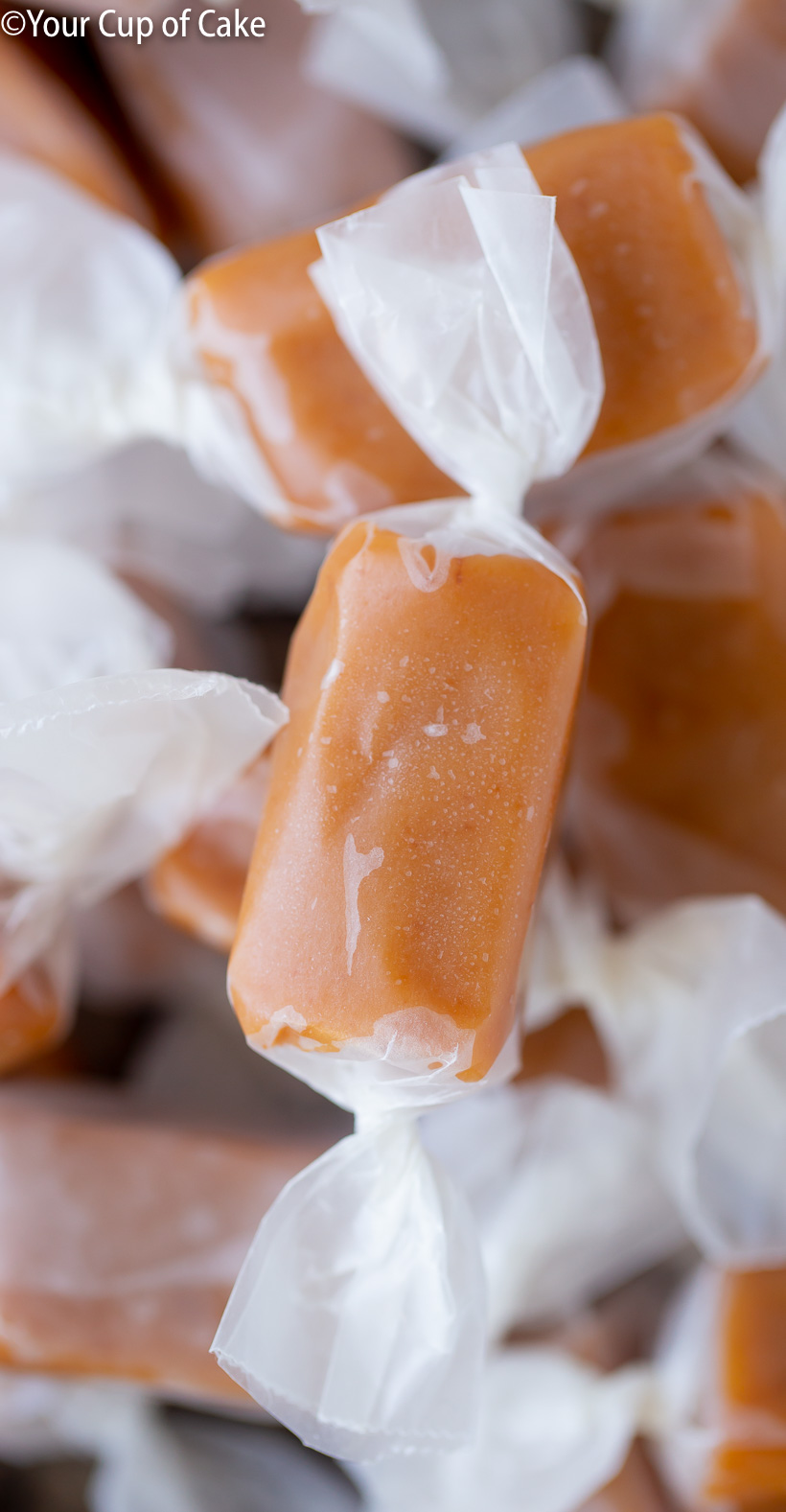 The BEST Soft Homemade Caramels - Your Cup of Cake