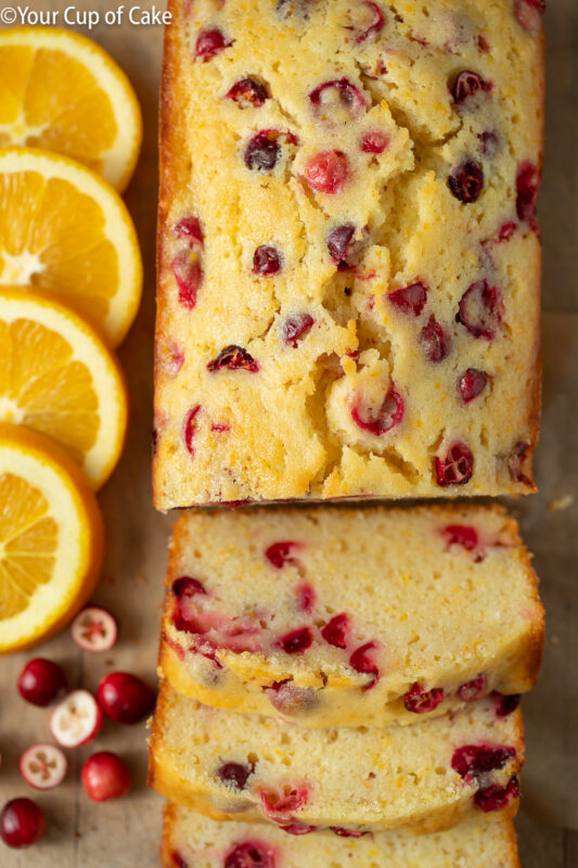 Easy Orange Cranberry Bread - Your Cup of Cake