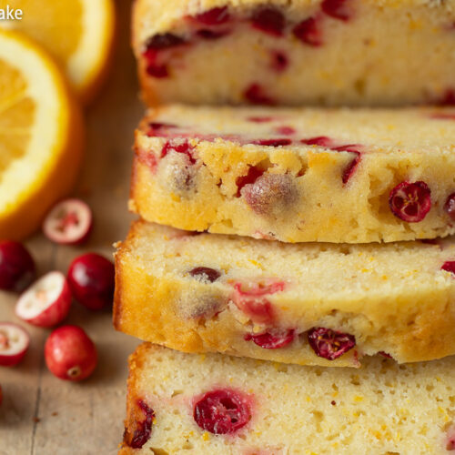 Easy Orange Cranberry Bread - Your Cup of Cake