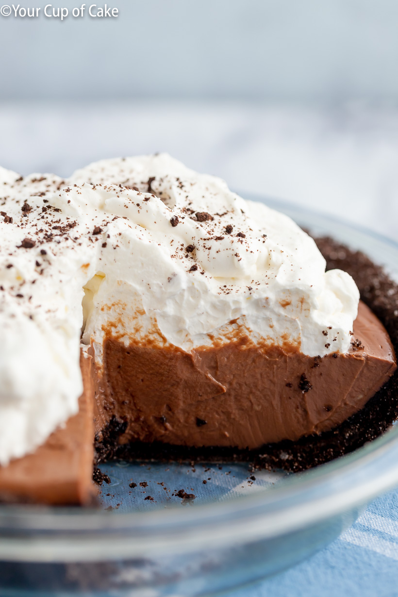 Best Ever Chocolate Cream Pie - Your Cup of Cake